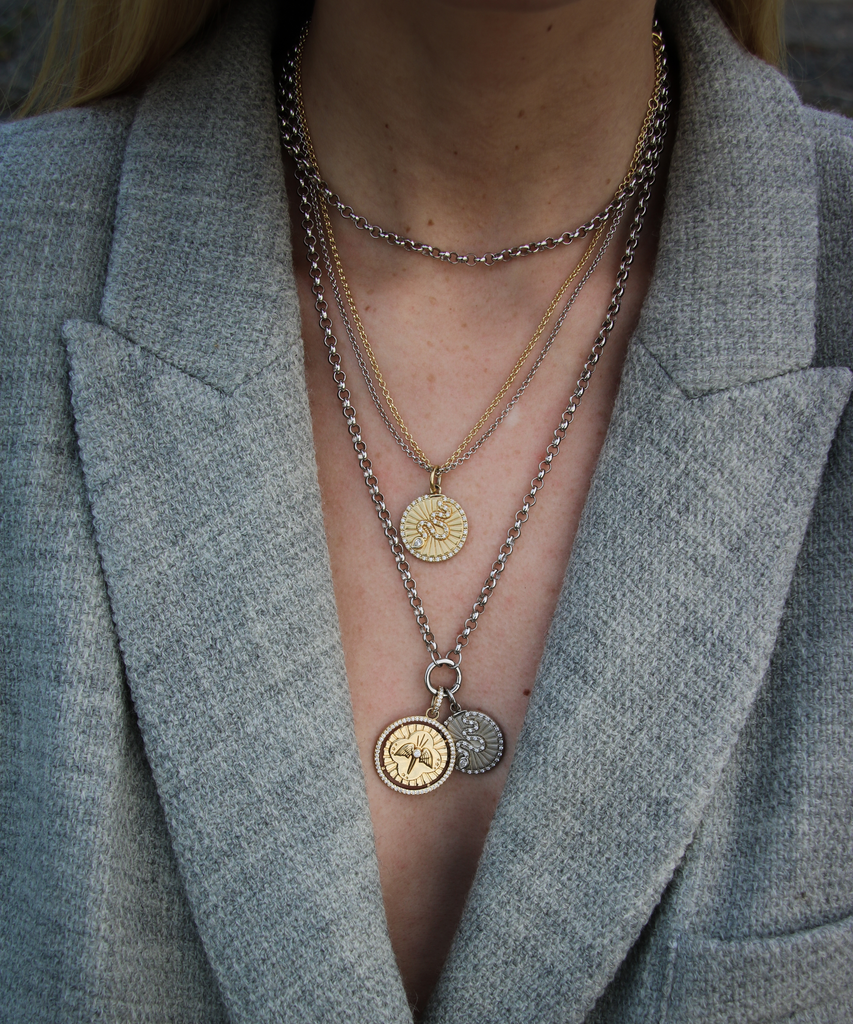 Platinum cheap belcher chain