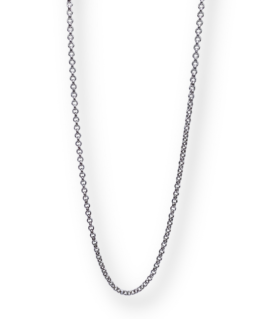 Belcher Chain </br> <i> Short in Platinum</i>