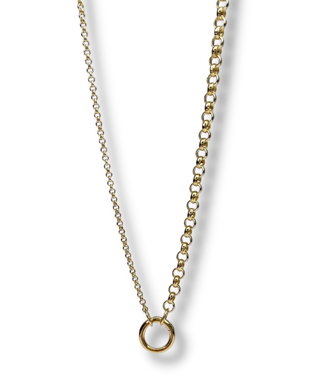 Antique 9ct Rose Gold Belcher Chain Necklace | RH Jewellers