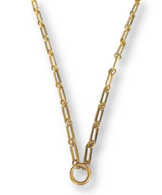 Clip Chain </br> <i> Long in Gold </i>