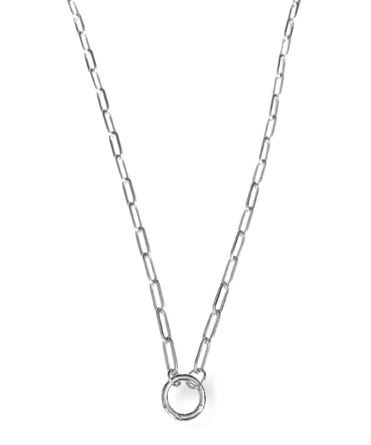 Clip Chain </br> <i> Short in Platinum </i>