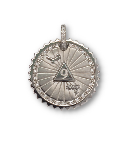 Norse Sacred </br> <i> Large Pendant in Platinum </i>